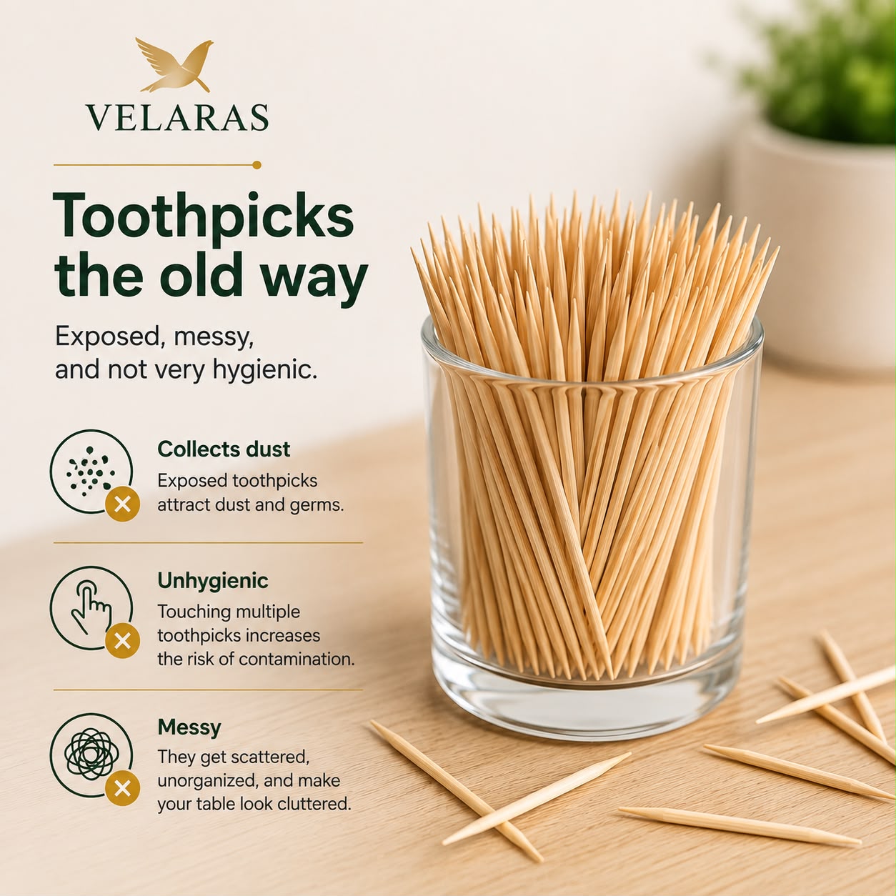 Bird Toothpick Dispenser